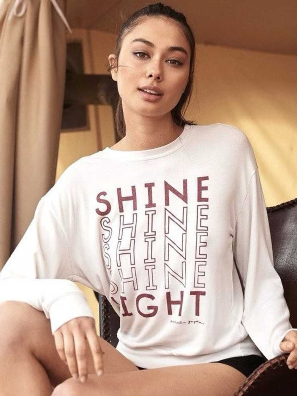 Spiritual Gangster “Shine Light” Savasana Pullover Sweatshirt